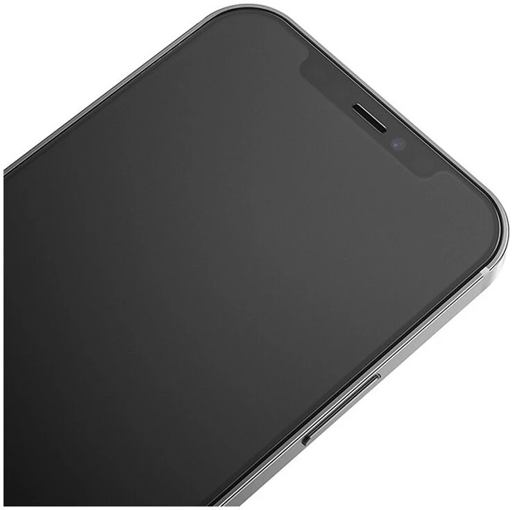 Защитное стекло для iPhone 12 mini Blue Anti-Glare Matte Tempered Glass 2,5D (Black)