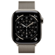 Apple Watch Series 11 GPS + Cellular 46mm Natural Tit. Case w. Natural Milanese Loop - M/L (MFD04)