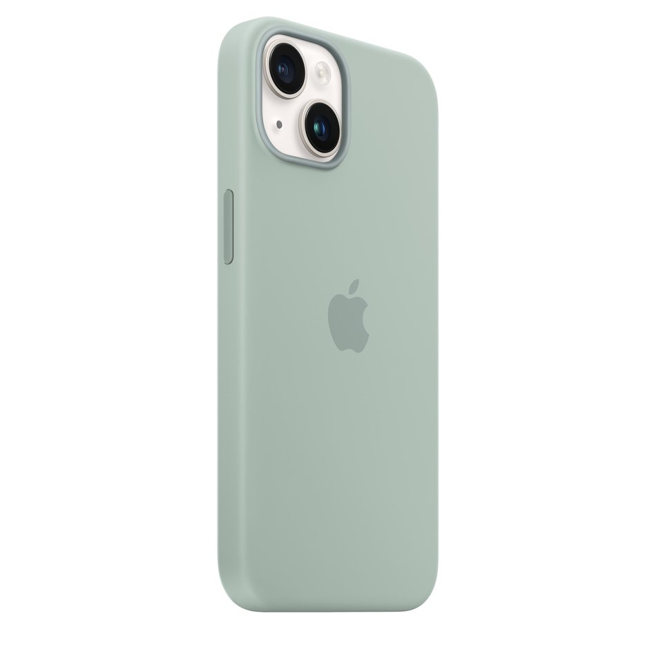Чохол для iPhone 14 OEM+ Silicone Case wih MagSafe (Succulent)