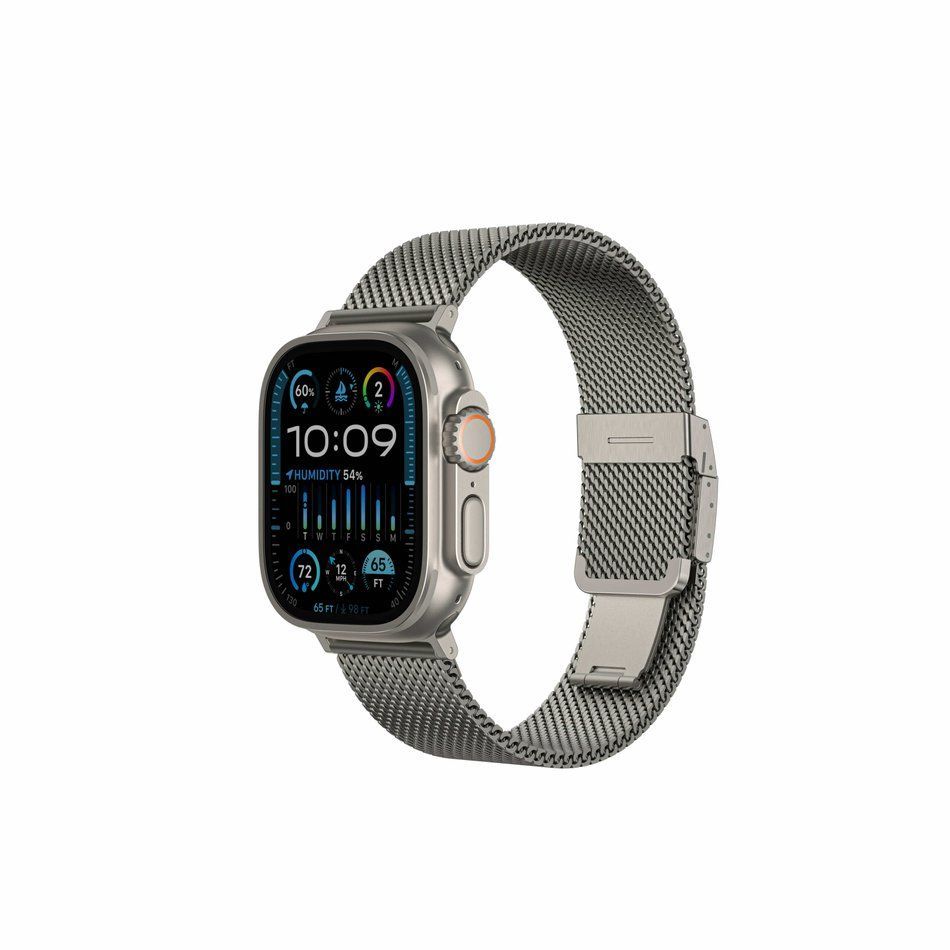 Ремешок для Apple Watch 42/44/45/46/49mm AmazingThing Premium Metal Band (TSL46SV)