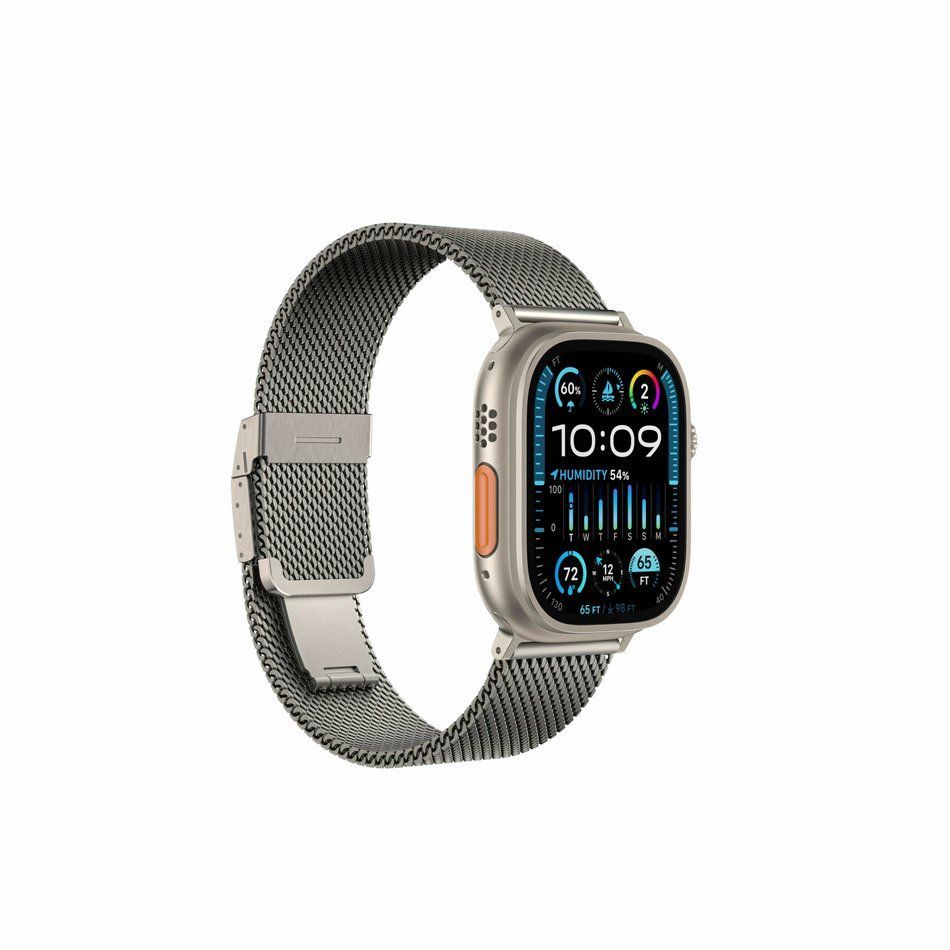Ремешок для Apple Watch 42/44/45/46/49mm AmazingThing Premium Metal Band (TSL46SV)