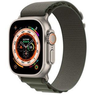 Б/У Apple Watch Ultra GPS + LTE 49mm Titanium Case with Green Alpine Loop