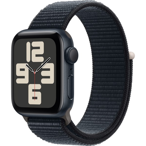 Apple Watch SE 2 GPS + Cellular 40mm Midnight Aluminum Case with Midnight Sport Loop (MRGD3)