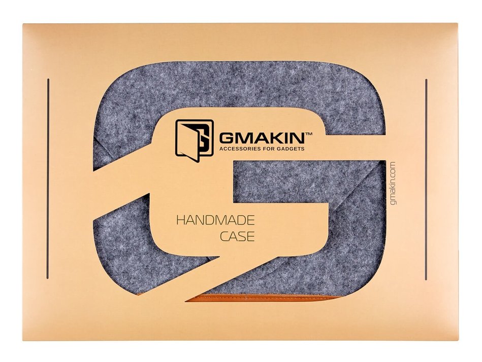 Фетровий чохол-конверт Gmakin для Macbook Air 13,3 і Pro 13,3 (GM10)