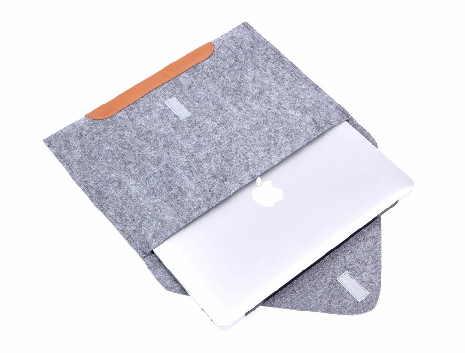 Фетровый чехол-конверт Gmakin для Macbook Air 13,3 и Pro 13,3 (GM10)