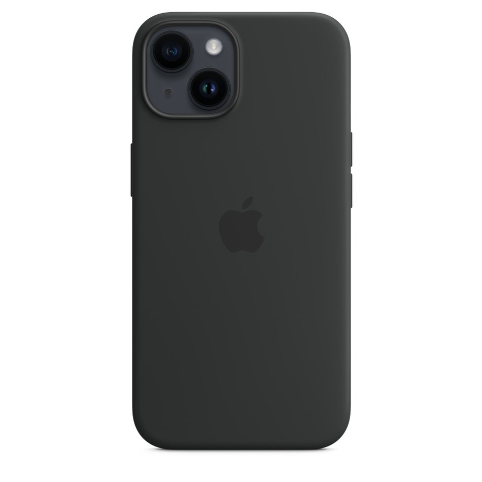 Чохол для iPhone 14 Apple Silicone Case with MagSafe - Midnight (MPRU3) UA