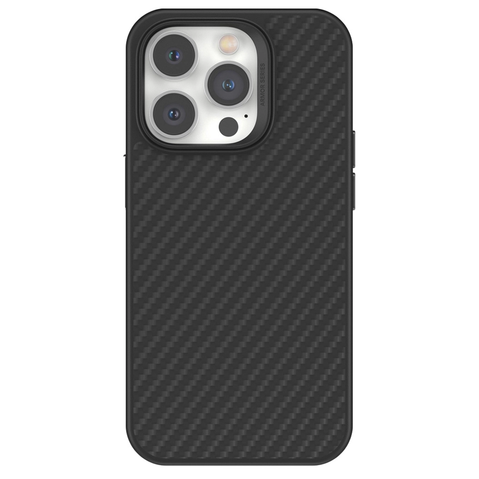 Чохол для iPhone 13 Pro Blueo Aramid Fiber Anti-Drop Case with MagSafe (Black) BK5777-13P