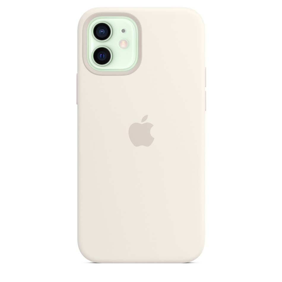 Чехол для iPhone 12 mini OEM+ Silicone Case with Magsafe ( White )