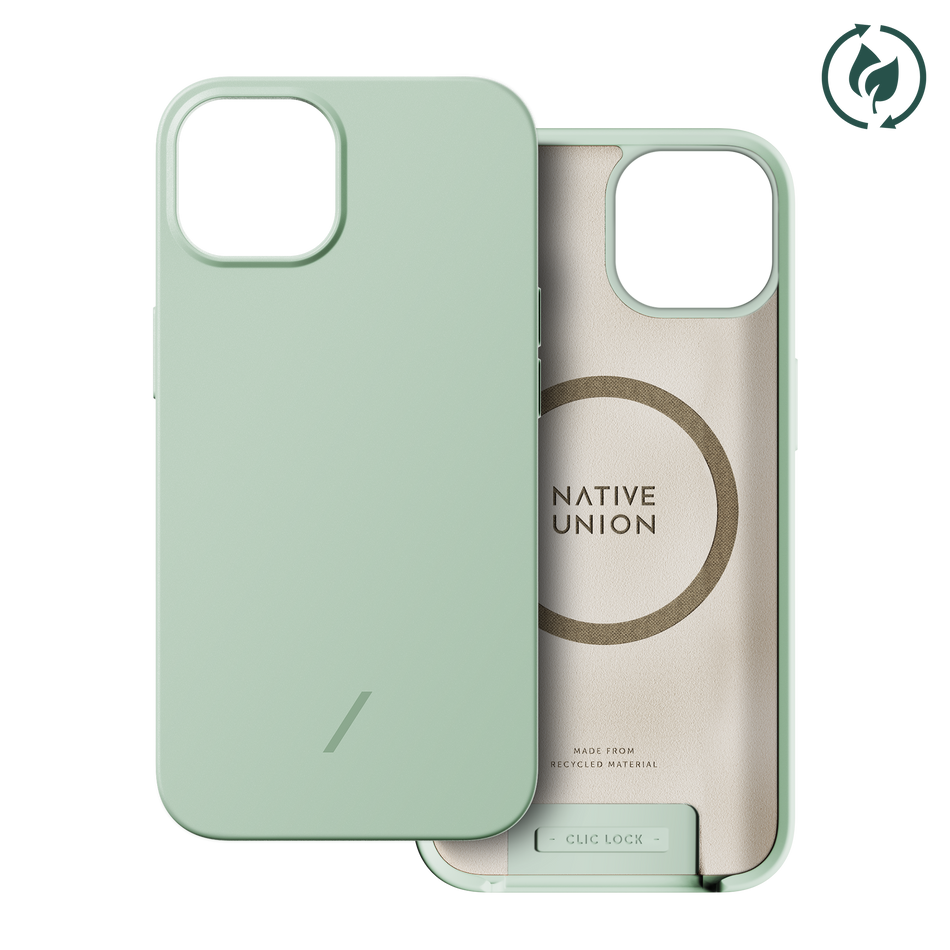 Чохол для iPhone 13 Native Union Clic Pop Magnetic Case Sage (CPOP-GRN-NP21M)