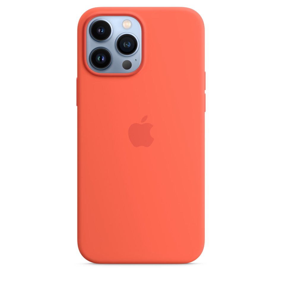 Чохол для iPhone 13 Pro OEM+ Silicone Case with Magsafe ( Nectarine )