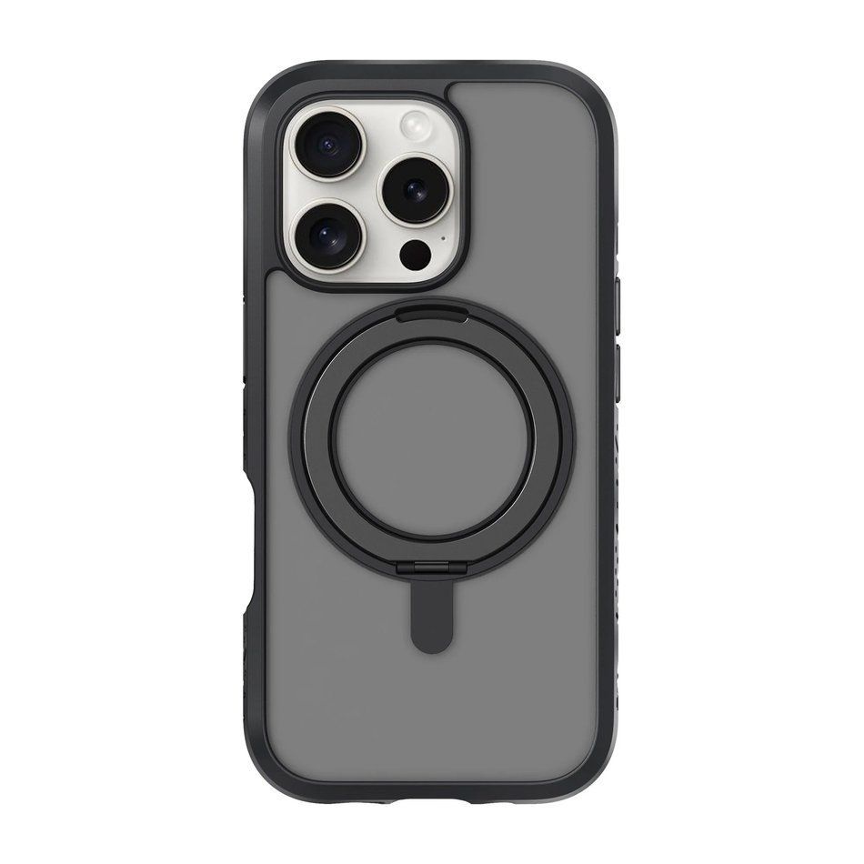 Чехол для iPhone 16 Pro Max LAUT CRYSTAL MATTER з MagSafe, Чорний (L_IP24D_CM_BK)