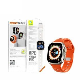 Ремешок Apple Watch 42/44/45/49 mm Blueo Fluoro Rubber Sport Watch Band Orange (BL004OR)