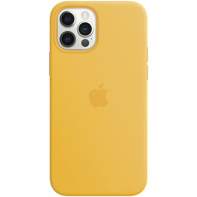 Чехол для iPhone 12 Pro OEM+ Silicone Case with Magsafe ( Sunflower )