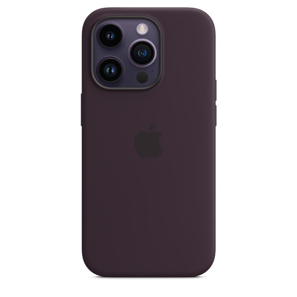 Чохол для iPhone 14 Pro Apple Silicone Case with MagSafe - Eldberry (MPTK3) UA
