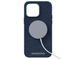 Чохол для iPhone 14 Pro Max Njord Salmon Leather MagSafe Case Blue (NA44SL01)