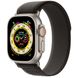 Apple Watch Ultra GPS + LTE 49mm Titanium Case with Black/Gray Trail Loop S/M (MQFW3)