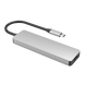 Хаб Proove Iron Link 5in1 (2xType-C + 2xUSB3.0 + HDMI) Silver (HBIL00222024)
