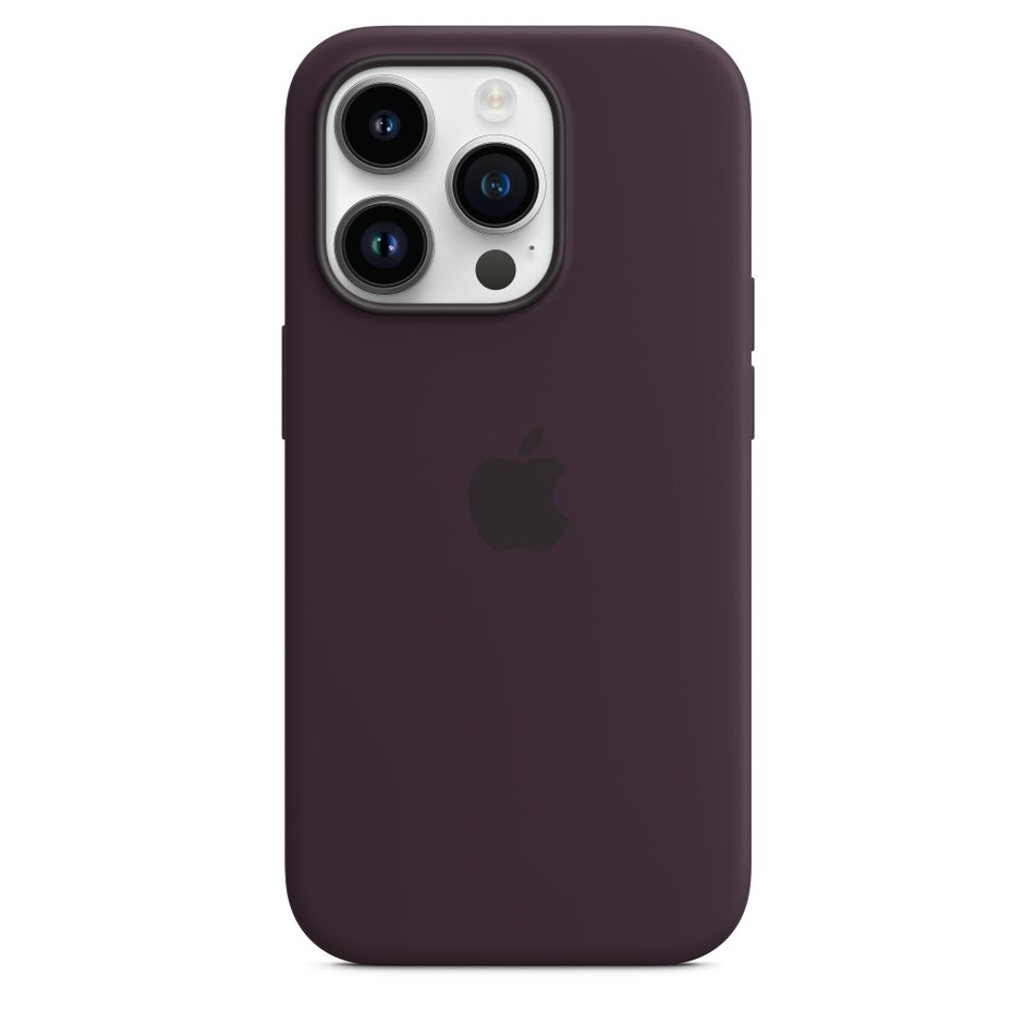 Чехол для iPhone 14 Pro Apple Silicone Case with MagSafe - Eldberry (MPTK3) UA