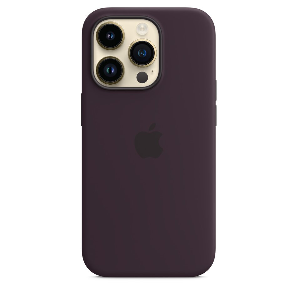 Чохол для iPhone 14 Pro Apple Silicone Case with MagSafe - Eldberry (MPTK3) UA