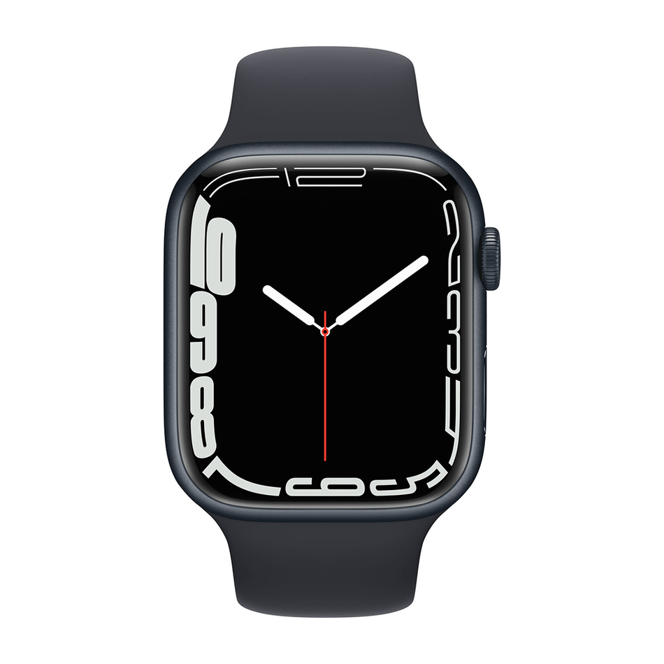 Б/У Apple Watch Series 7 45mm Midnight Alu Case with Midnight Sp Band (MKN53)