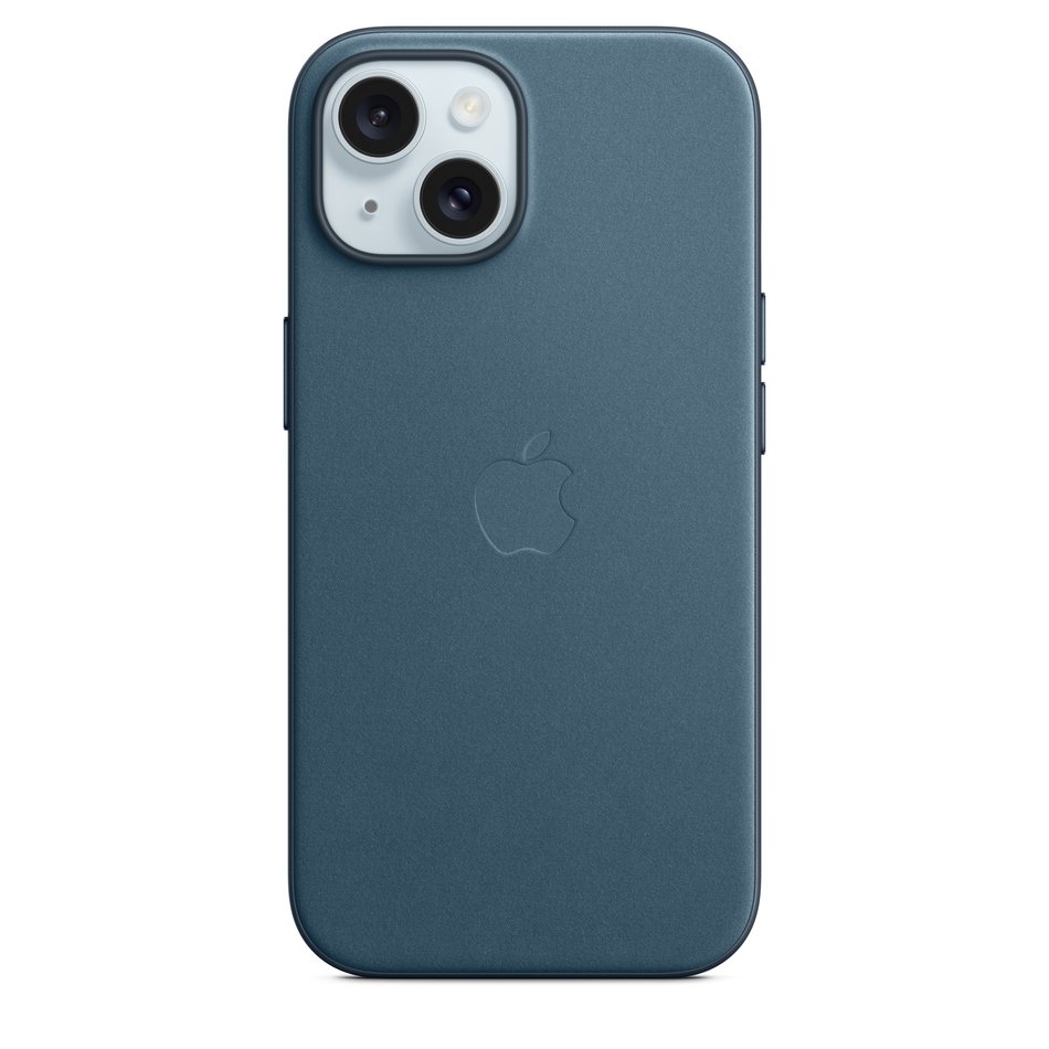 Чохол для iPhone 15 OEM+ FineWoven with MagSafe (Pacific Blue)
