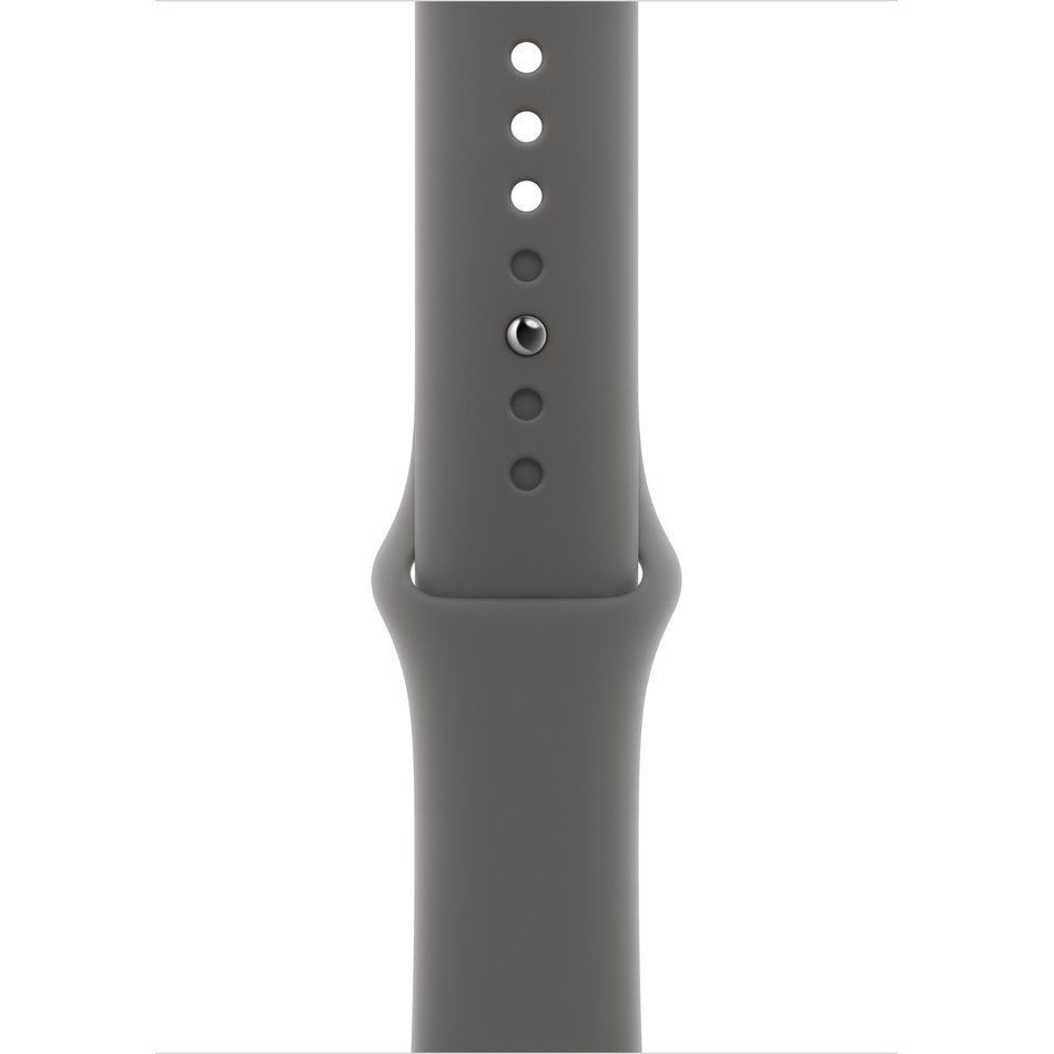 Apple Watch Series 10 GPS + Cellular 46mm Natural Titanium Case w. Stone Grey Sport Band - S/M (MWY93)