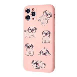 Чохол для iPhone 11 Pro TPU WAVE Fancy ( Pug / Pink Sand )