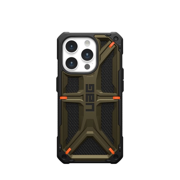Чехол для iPhone 15 Pro UAG Monarch, Kevlar Elemental Green (11427811397B)
