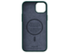 Чохол для iPhone 15 Plus Njord Salmon Leather MagSafe Case Dark Green (NA52SL02)
