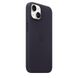 Чохол для iPhone 14 Apple Leather Case with MagSafe - Ink (MPP63) UA