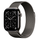 Apple Watch Series 11 GPS + Cellular 46mm Slate Tit. Case w. Slate Milanese Loop - M/L (MFD44)