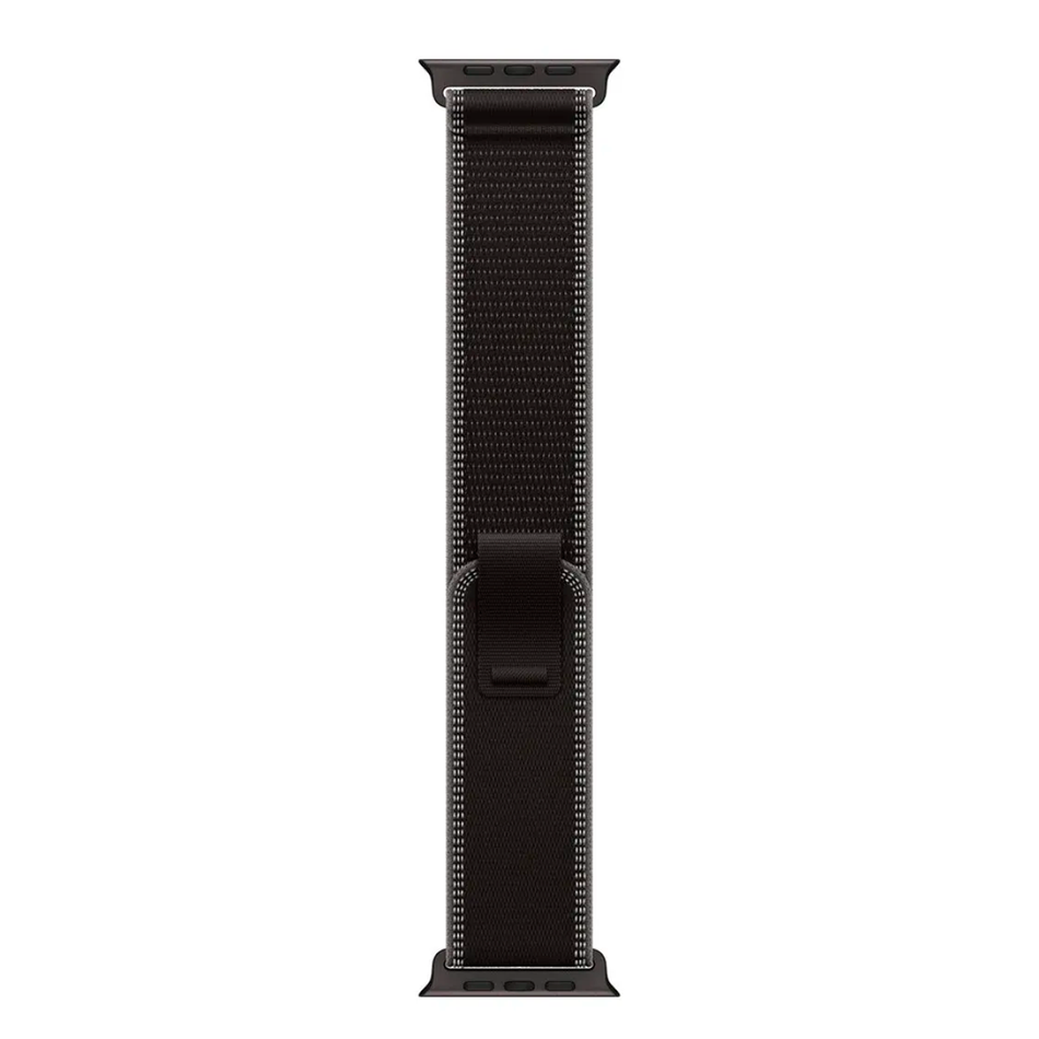 Apple Watch Ultra 3 GPS + Cellular 49mm Black Tit. Case w. Black/Charcoal Trail Loop - M/L (MF1H4)