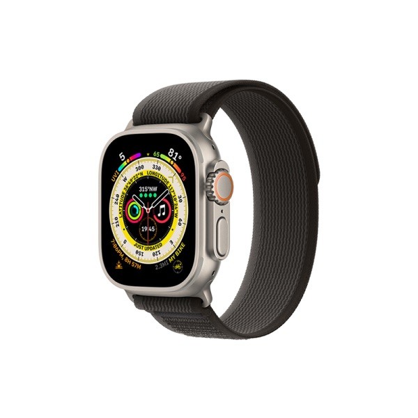 Ремінець для Apple Watch 40/41 mm WIWU Trail Loop Series (Black-Grey)