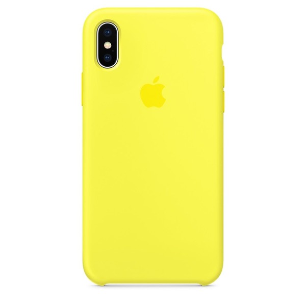 Чехол для iPhone X/Xs OEM Silicone Case ( Flash )