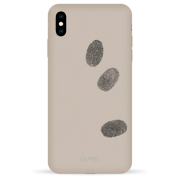 Чохол для iPhone Xs Max PUMP Silicone Minimalistic Case ( Fingerprint )