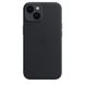 Чохол для iPhone 14 Apple Leather Case with MagSafe - Midnight (MPP43) UA