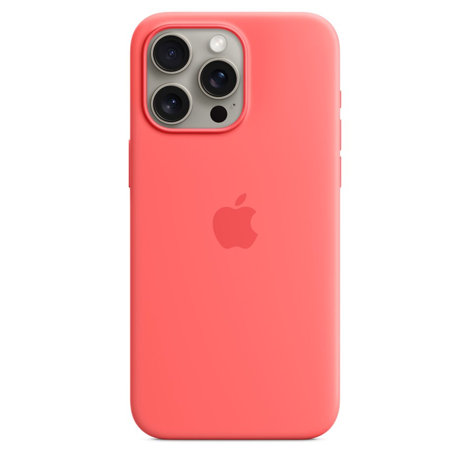 Чохол для iPhone 15 Pro Max OEM+ Silicone Case wih MagSafe (Guava)