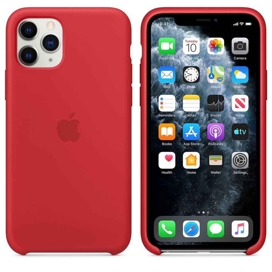 Чохол для iPhone 11 Pro OEM Silicone Case ( Red )