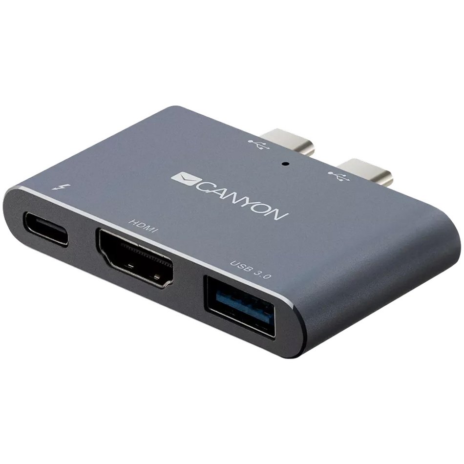 USB-хаб Canyon Docking Station with 3 port, Thunderbolt 3 (CNS-TDS01DG)