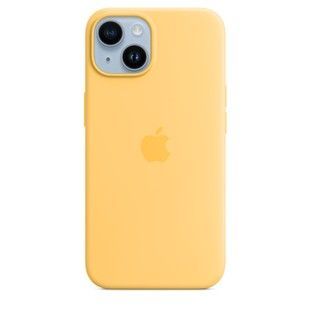 Чехол для iPhone 14 Apple Silicone Case with MagSafe - Sunglow (MPT23)