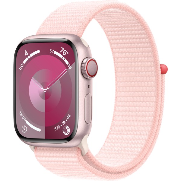 Apple Watch Series 9 GPS + Cellular 41mm Pink Alu. Case w. Light Pink S. Loop (MRJ13)