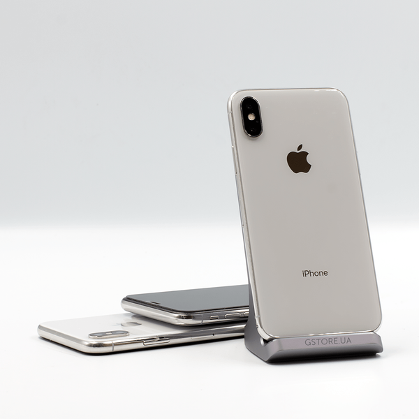 Б/У Apple iPhone X 256Gb Silver (MQAG2)