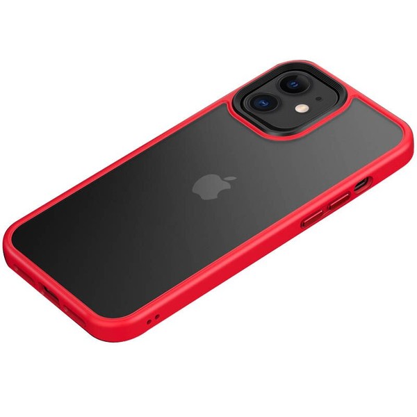 Чехол для iPhone 11 Metal Buttons ( Red )