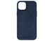 Чехол для iPhone 15 Plus Njord Salmon Leather MagSafe Case Blue (NA52SL01)