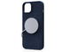 Чехол для iPhone 15 Plus Njord Salmon Leather MagSafe Case Blue (NA52SL01)