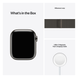 Apple Watch Series 7 GPS + LTE 41mm Graphite Stainless Steel Case with Graphite Milanese Loop (MKHK3/MKLF3)