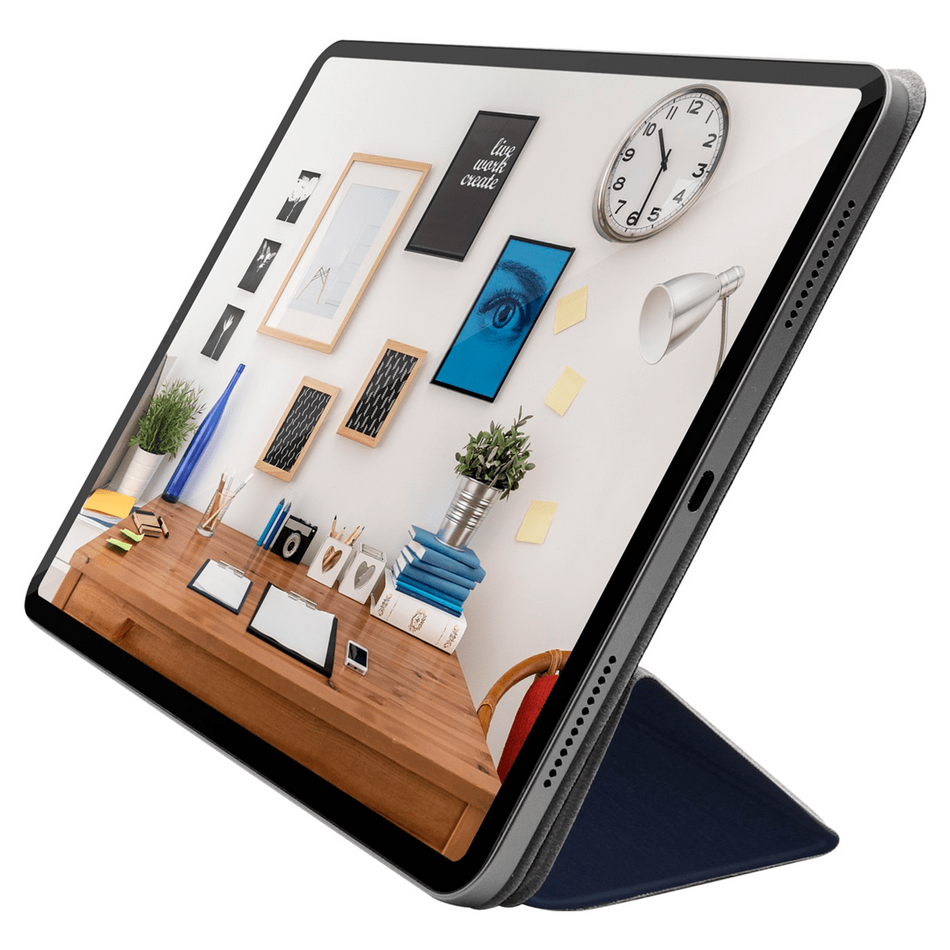 Чохол для iPad Pro 12,9"(2018) Macally Case and stand (Blue) BSTANDPRO3L-BL