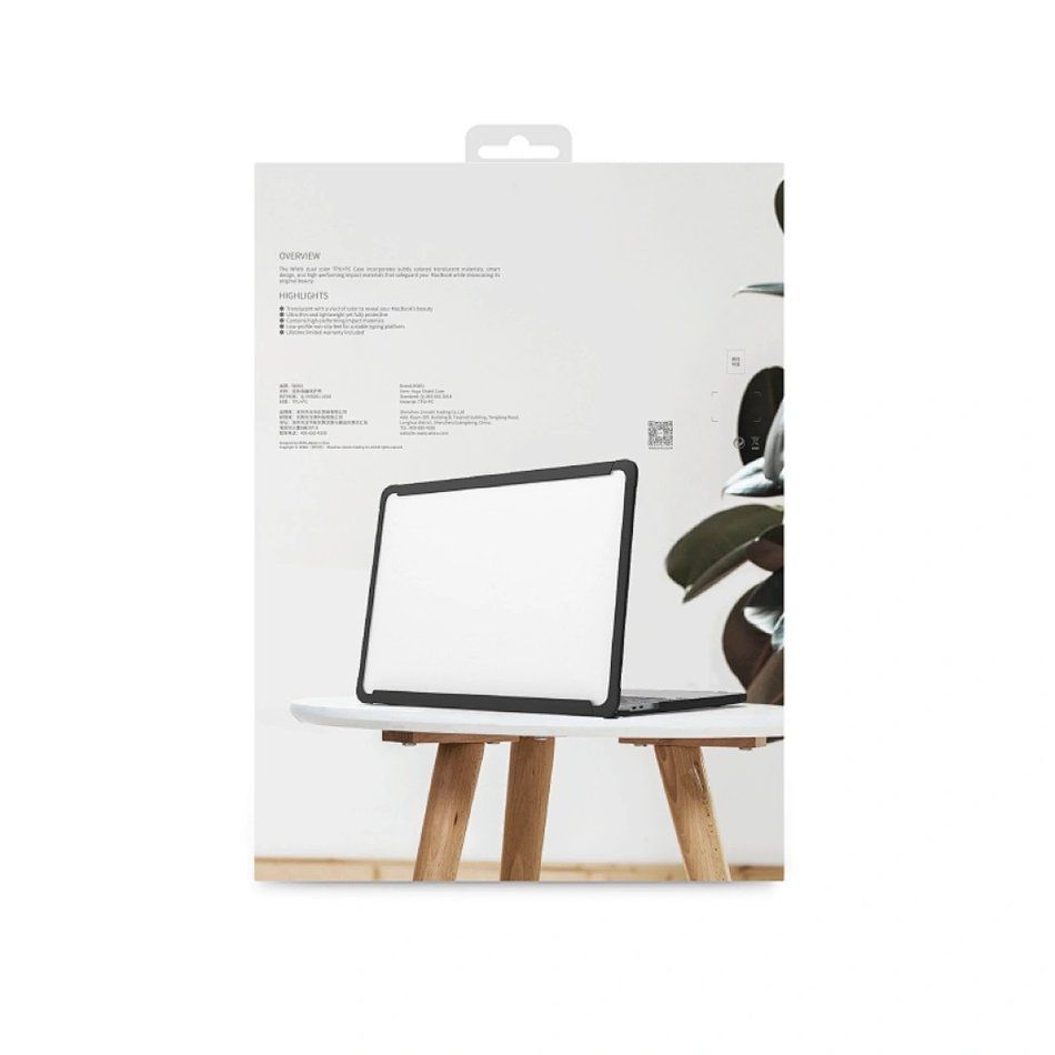 Накладка на Apple MacBook Air 15.3" 2023 WIWU Haya Shield Case (Black)