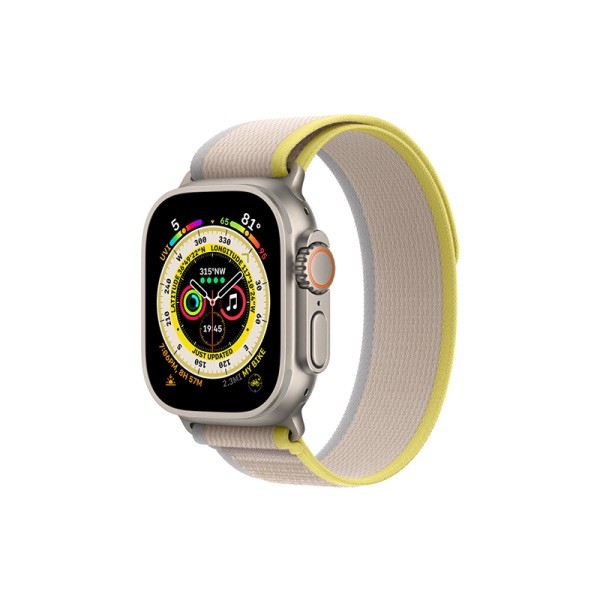 Ремешок для Apple Watch 40/41 mm WIWU Trail Loop Series (Yellow-Ivory)