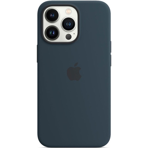 Чехол для iPhone 13 Pro Max OEM- Silicone Case ( Abyss Blue )